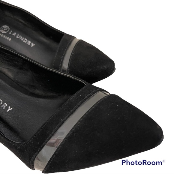 Chinese Laundry Black Pointed Toe Pencil Heels - Picture 2 of 6